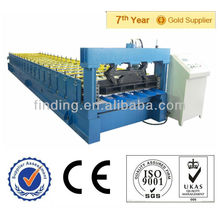 automatic colourful steel aluminum roofing tile making machines